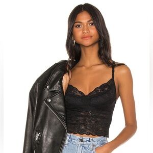 Cosabella Shortie Crop Cami (Black) Size S